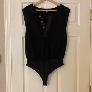 ✨Free People✨ Tank Top body suit w/ thong bottom